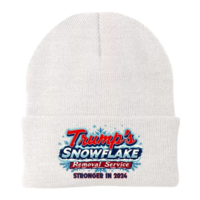 Trump Snowflake Removal Service 2024 Knit Cap Winter Beanie