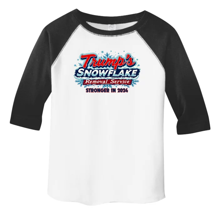 Trump Snowflake Removal Service 2024 Toddler Fine Jersey T-Shirt