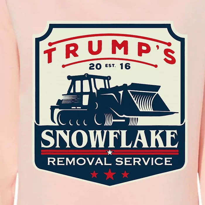 TrumpS Snowflake Removal Service Womens California Wash Sweatshirt