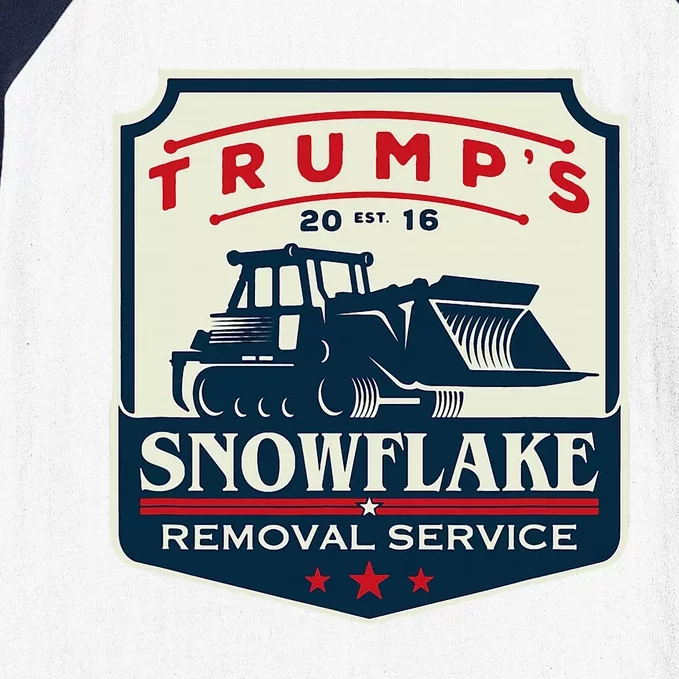 TrumpS Snowflake Removal Service Baseball Sleeve Shirt