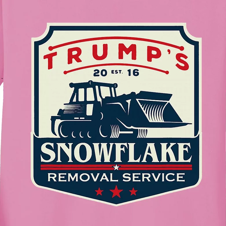 TrumpS Snowflake Removal Service Kids Long Sleeve Shirt