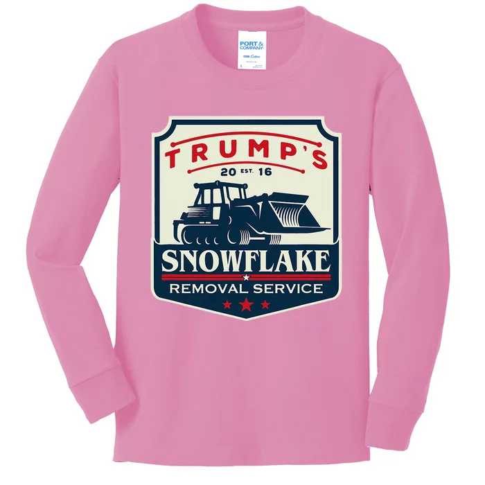 TrumpS Snowflake Removal Service Kids Long Sleeve Shirt