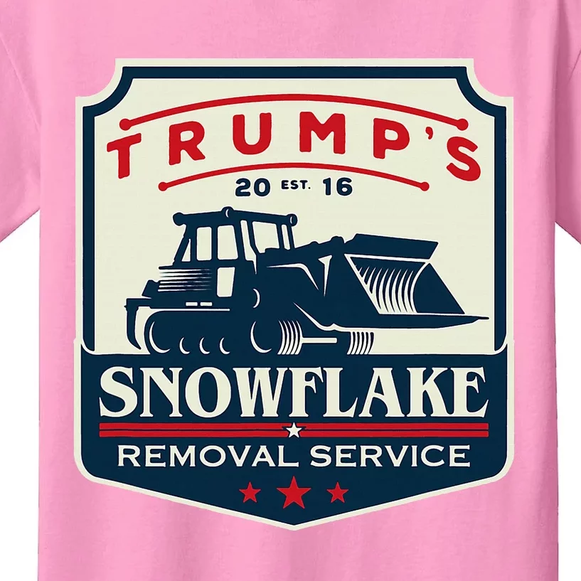 TrumpS Snowflake Removal Service Kids T-Shirt