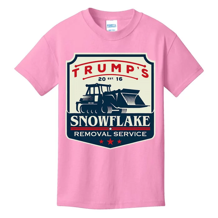 TrumpS Snowflake Removal Service Kids T-Shirt