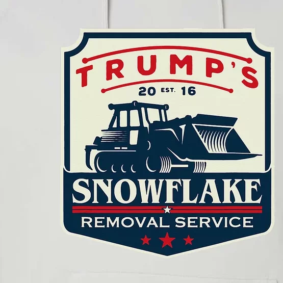 TrumpS Snowflake Removal Service Performance Fleece Hoodie