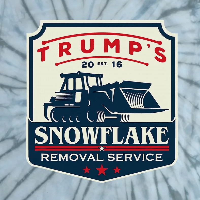 TrumpS Snowflake Removal Service Tie-Dye T-Shirt