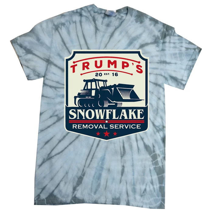 TrumpS Snowflake Removal Service Tie-Dye T-Shirt