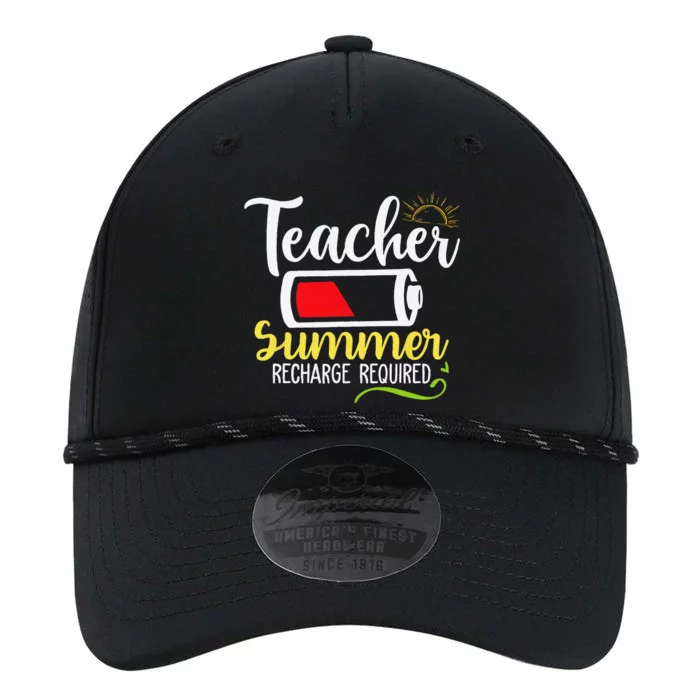 Teacher Summer Recharge Required Last day School Vacation Performance The Dyno Cap