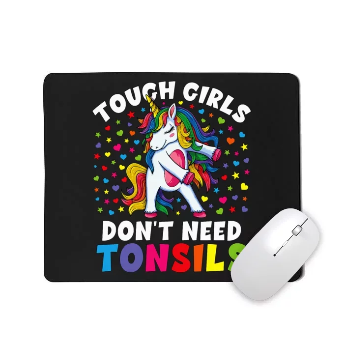 Tonsil Surgery Recovery Gift Unicorn Tonsil Removal Mousepad