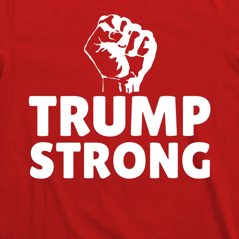 Trump Strong Rally Shooting Survivor Gun Shot T-Shirt