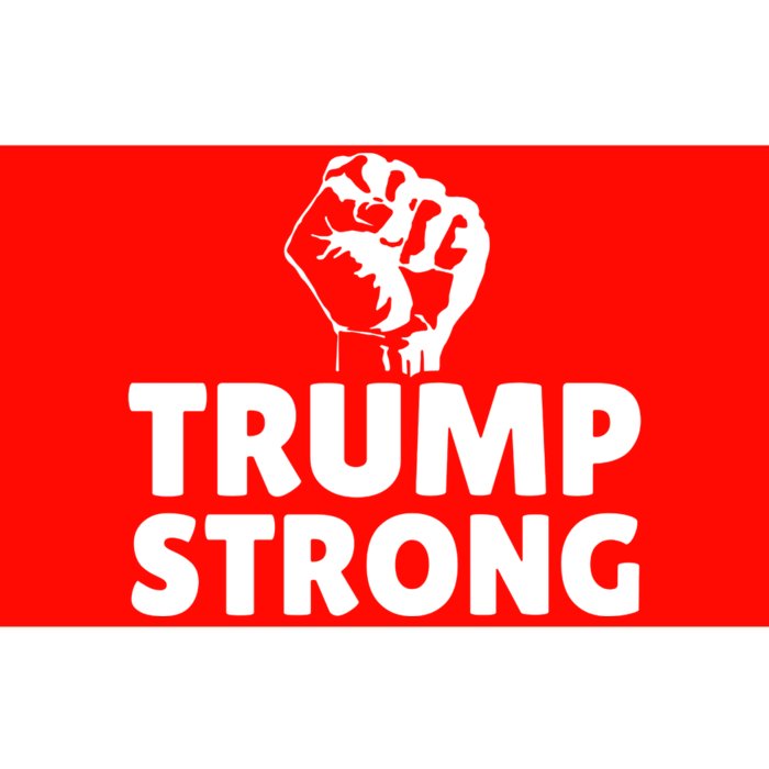 Trump Strong Rally Shooting Survivor Gun Shot Bumper Sticker