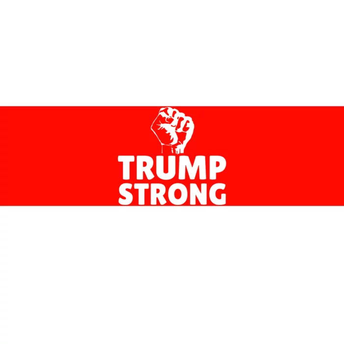 Trump Strong Rally Shooting Survivor Gun Shot Bumper Sticker