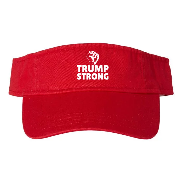 Trump Strong Rally Shooting Survivor Gun Shot Valucap Bio-Washed Visor