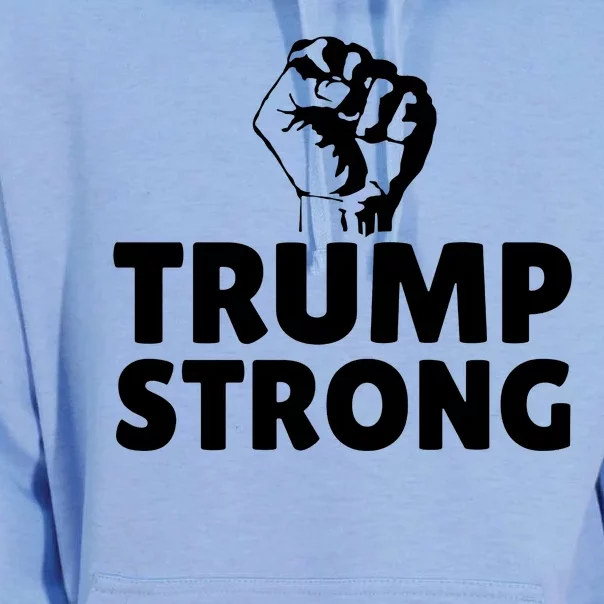 Trump Strong Rally Shooting Survivor Gun Shot Unisex Surf Hoodie