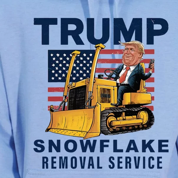 Trump Snowflake Removal Service Funny Donald Trump 2024 Unisex Surf Hoodie