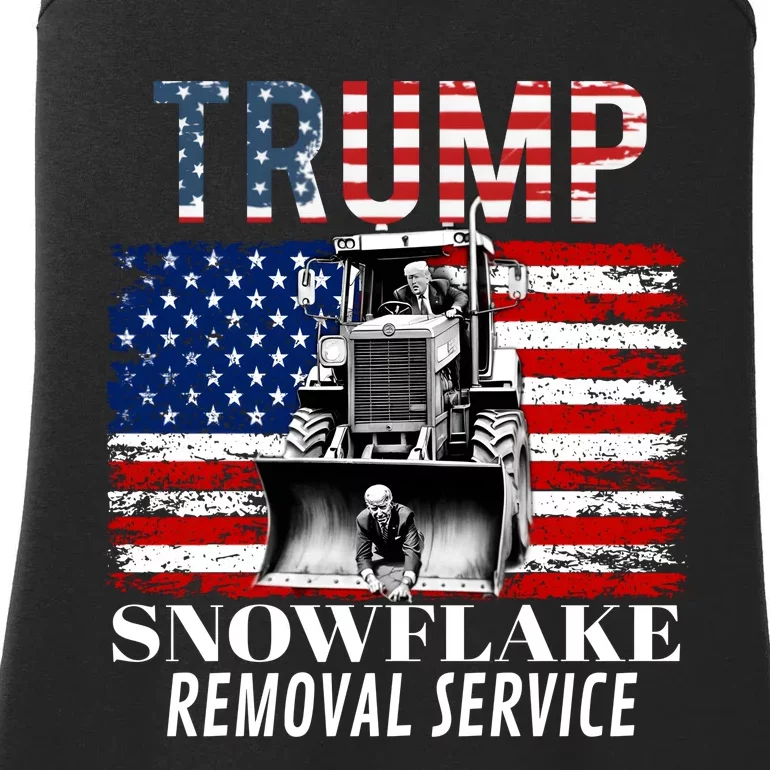 Trump Snowflake Removal Service Funny Donald Trump 2024 Ladies Essential Tank