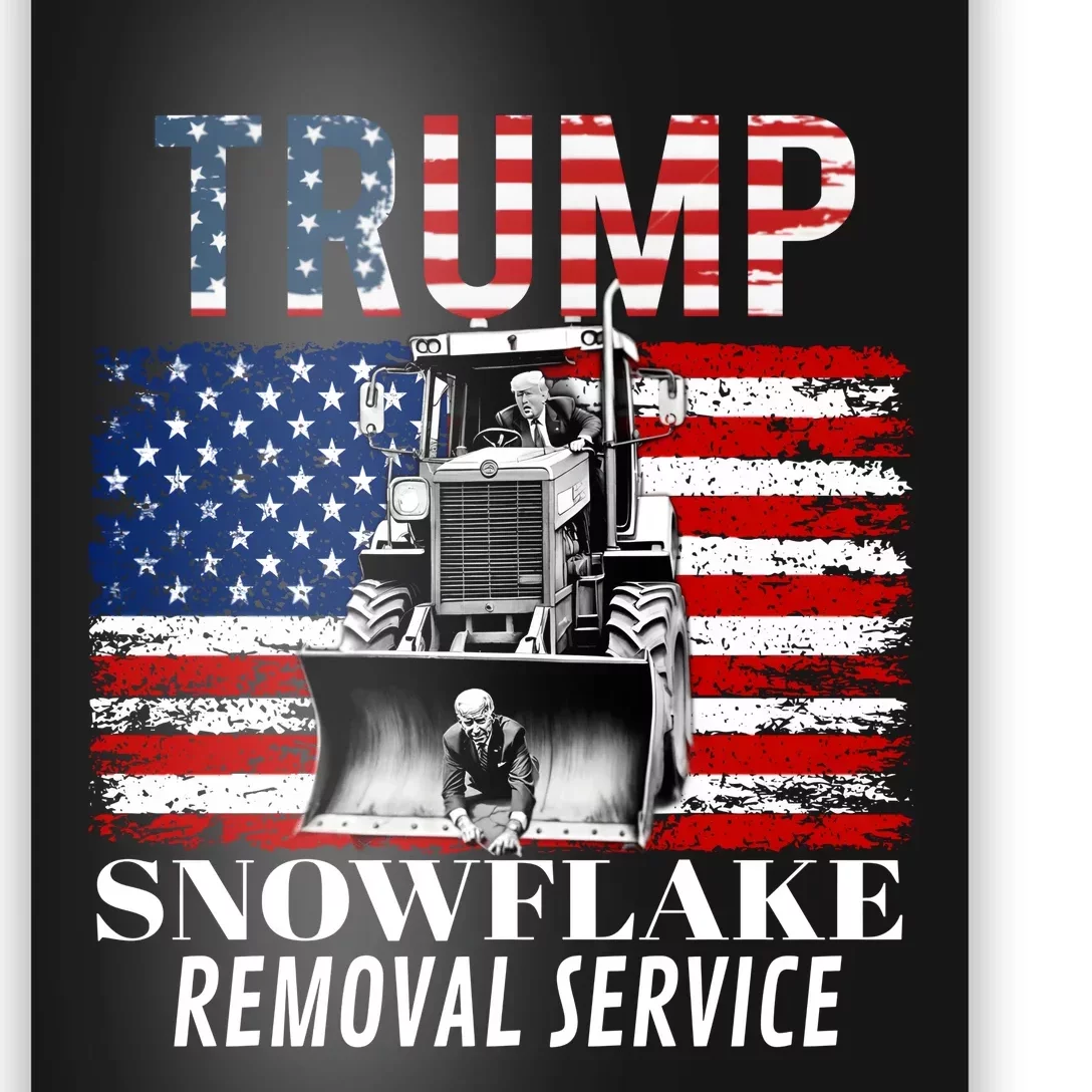 Trump Snowflake Removal Service Funny Donald Trump 2024 Poster