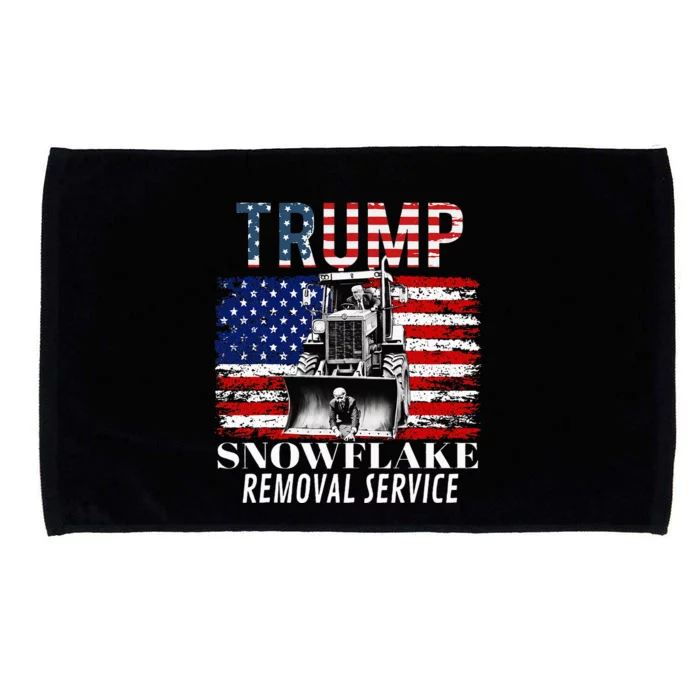 Trump Snowflake Removal Service Donald Trump 2024 Microfiber Hand Towel