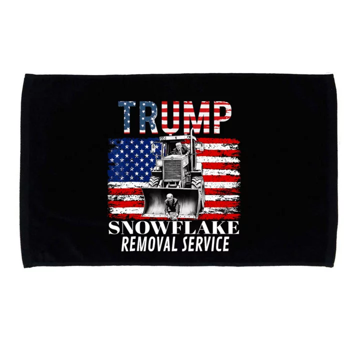 Trump Snowflake Removal Service Funny Donald Trump 2024 Microfiber Hand Towel