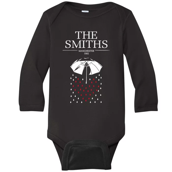 The Smiths Retro Manchester 1982 Baby Long Sleeve Bodysuit