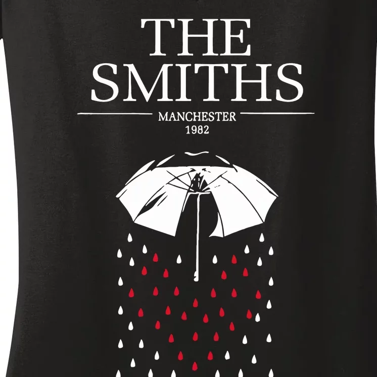 The Smiths Retro Manchester 1982 Women's V-Neck T-Shirt