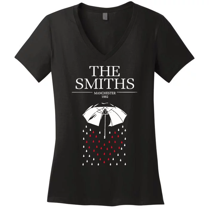 The Smiths Retro Manchester 1982 Women's V-Neck T-Shirt