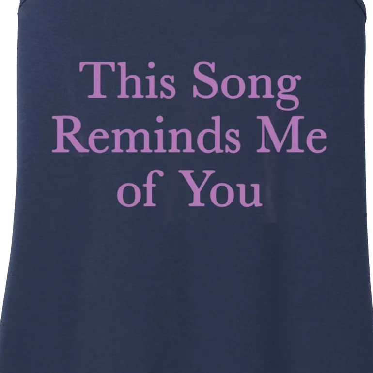 This Song Reminds Me Of You Nostalgic Lovers Ladies Essential Tank