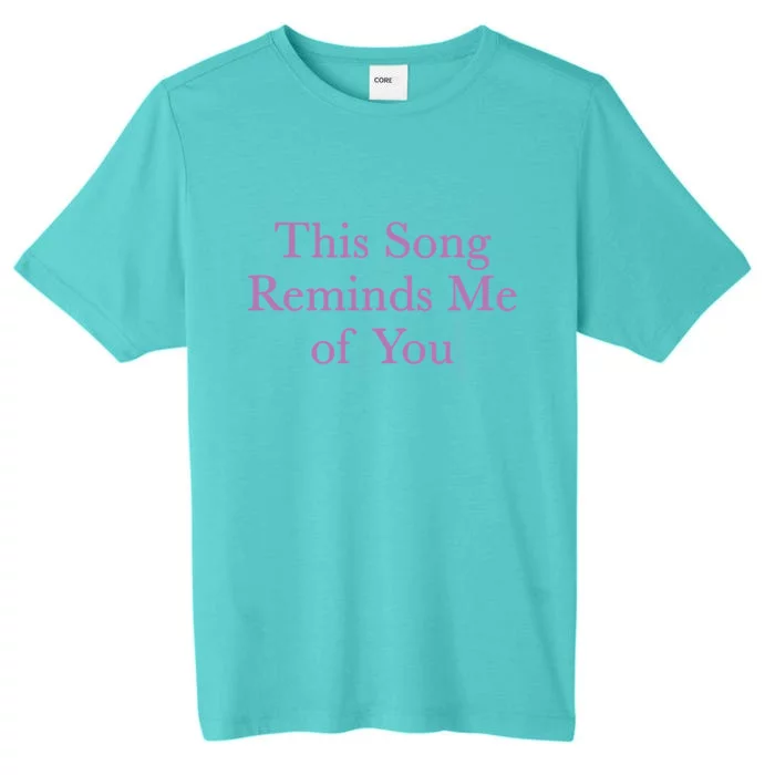 This Song Reminds Me Of You Nostalgic Lovers ChromaSoft Performance T-Shirt