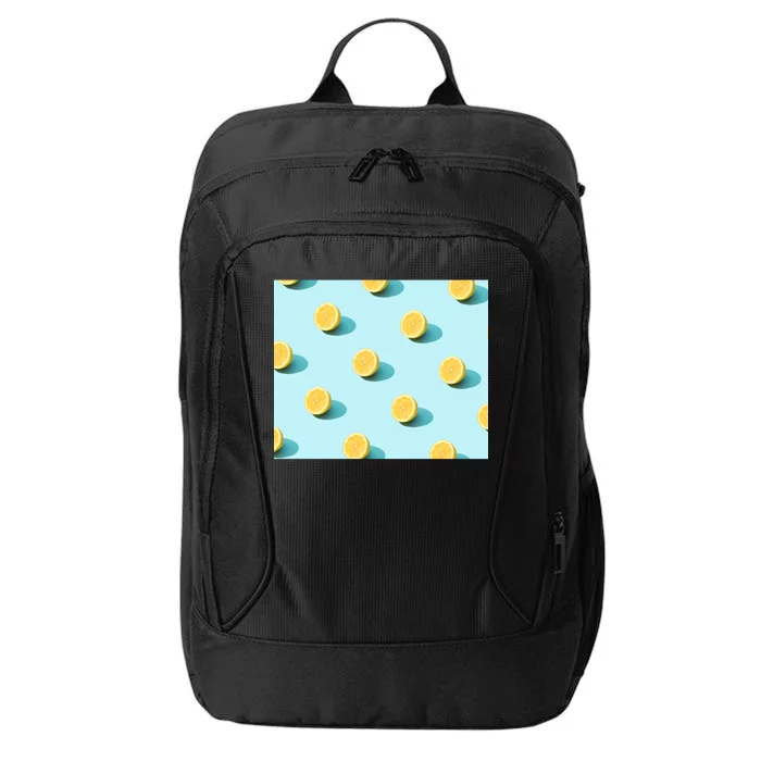 Trendy Sunlight Summer Pattern Lemons City Backpack