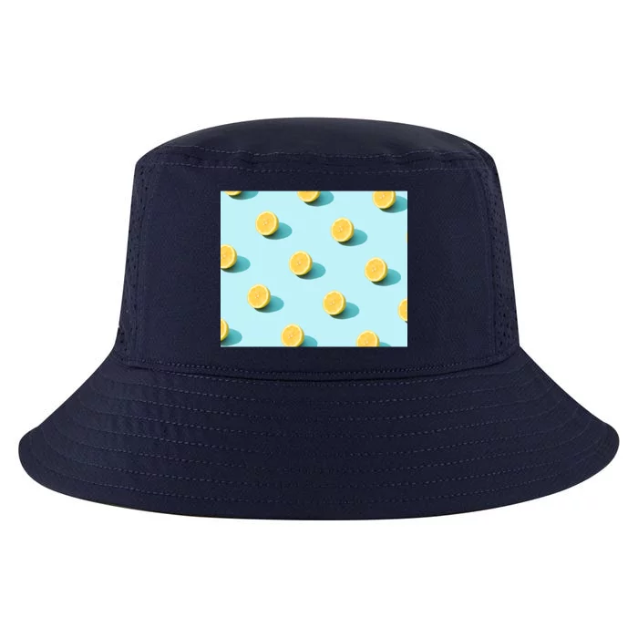 Trendy Sunlight Summer Pattern Lemons Cool Comfort Performance Bucket Hat