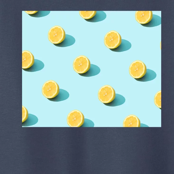 Trendy Sunlight Summer Pattern Lemons Toddler T-Shirt