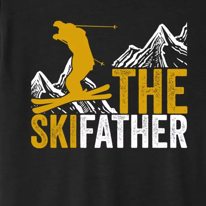 The Skifather Skiing Lover Gift For Skier ChromaSoft Performance T-Shirt