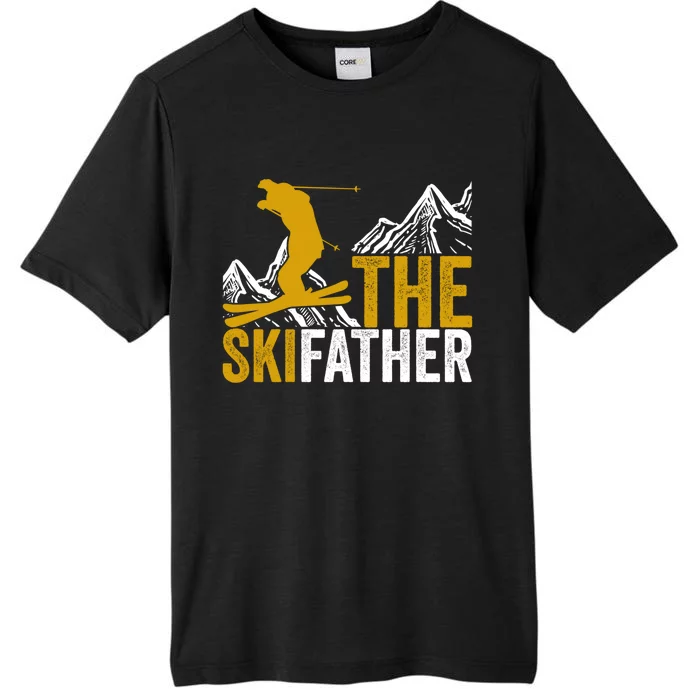 The Skifather Skiing Lover Gift For Skier ChromaSoft Performance T-Shirt