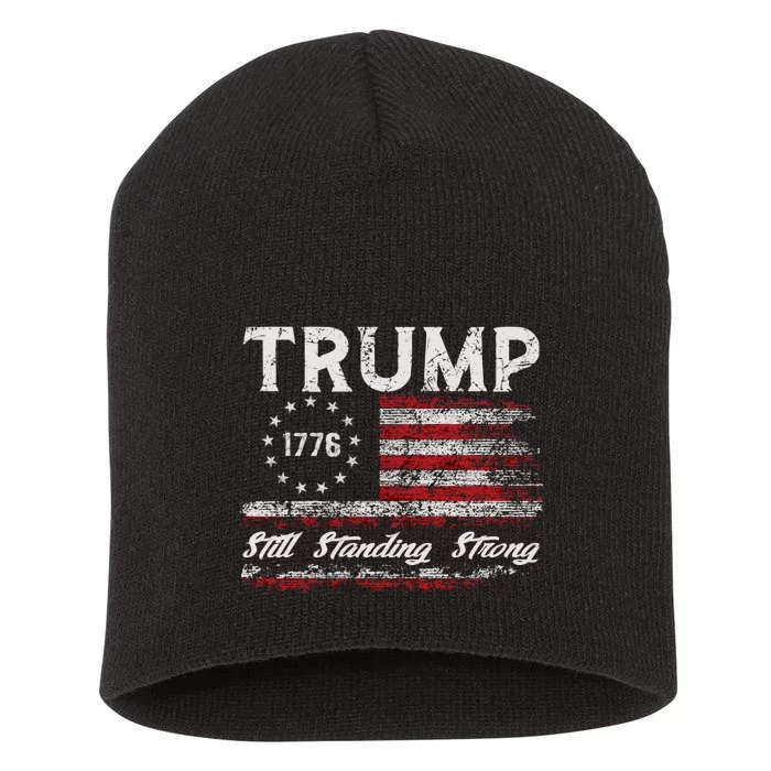 Trump Still Standing Strong President Donald Trump 2024 Short Acrylic Beanie