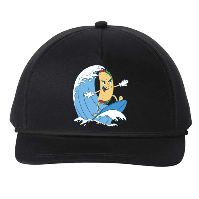 Taco Surfer Surfing Funny Snapback Five-Panel Rope Hat