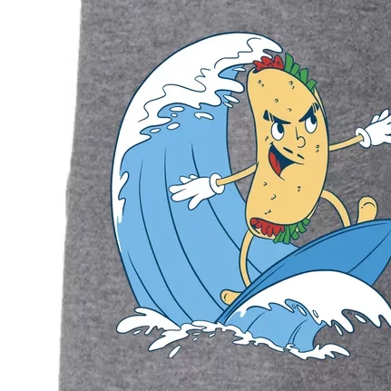 Taco Surfer Surfing Funny Doggie 3-End Fleece Hoodie