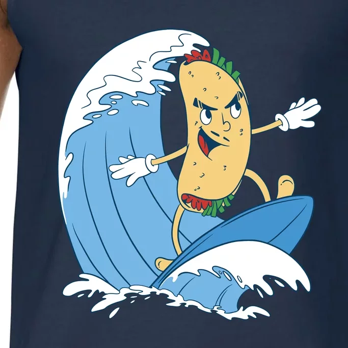 Taco Surfer Surfing Funny Comfort Colors® Tank Top