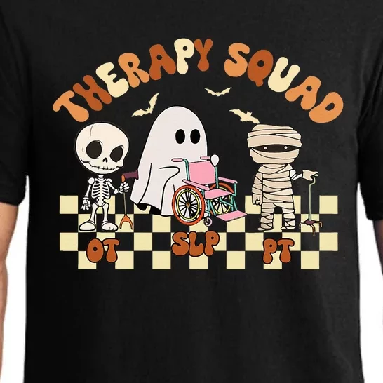 Therapy Squad SLP OT PT Groovy Halloween Speech Physical Pajama Set