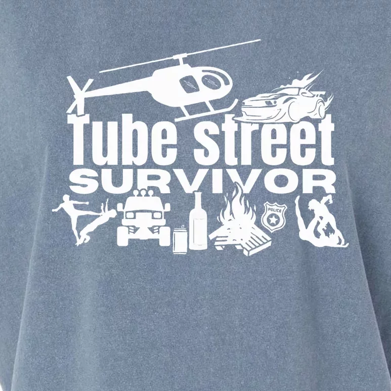 Tube Street Survivor Garment-Dyed Women's Muscle Tee