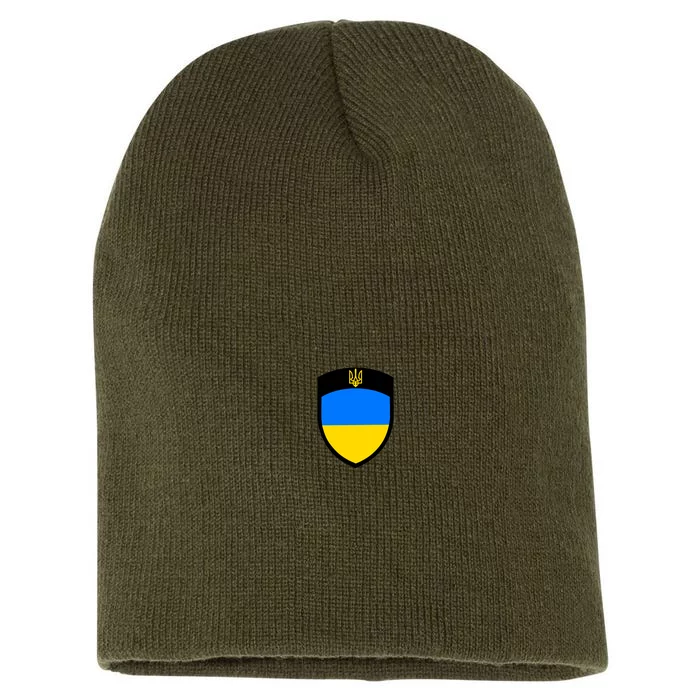 Tactical Shield Support 5 11 Ukraine Volodymyr Zelenskyy Trident Military Short Acrylic Beanie