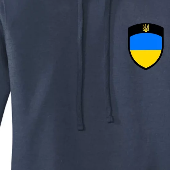 Tactical Shield Support 5 11 Ukraine Volodymyr Zelenskyy Trident Military Women's Pullover Hoodie