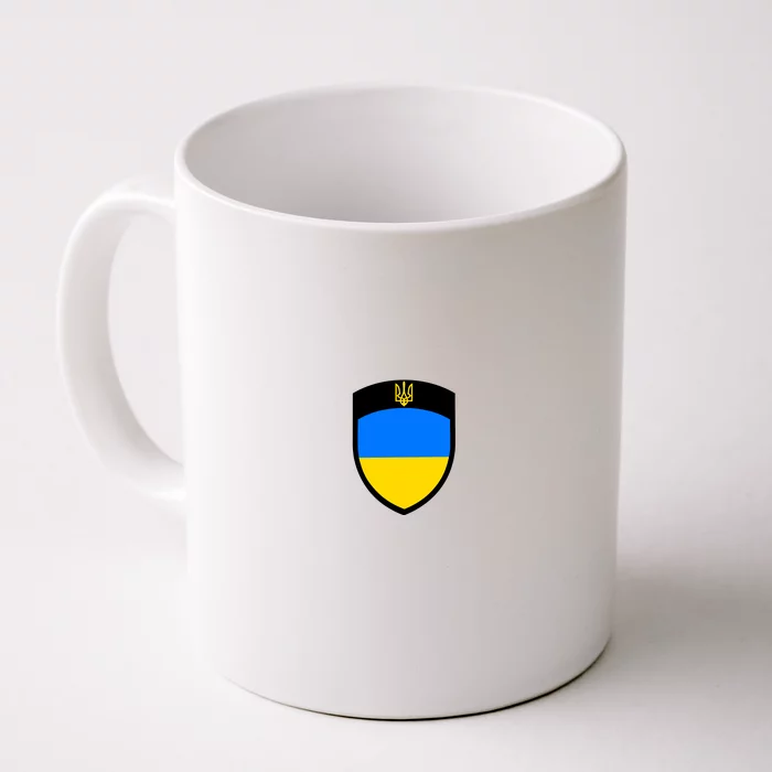 Tactical Shield Support 5 11 Ukraine Volodymyr Zelenskyy Trident Military Front & Back Coffee Mug