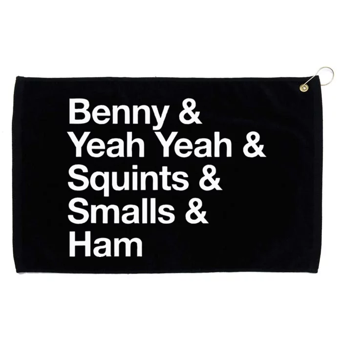 The Sandlot Stacked Name List Grommeted Golf Towel