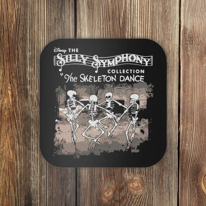 The Silly Symphony Skeleton Dance Halloween Coaster