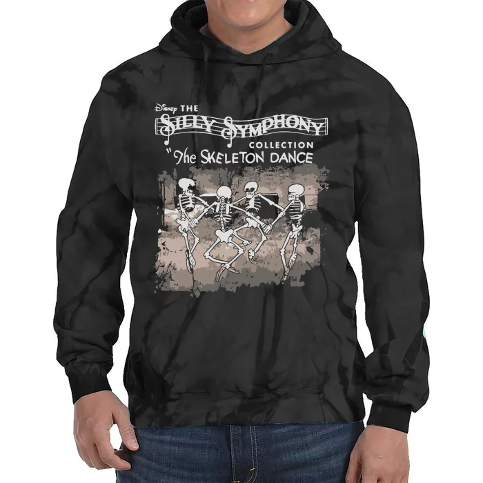 The Silly Symphony Skeleton Dance Halloween Tie Dye Hoodie