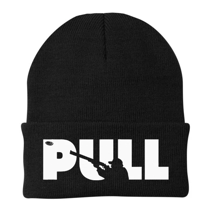 Trap Skeet Shooting Clay Pigeon Hunter Shotgun Knit Cap Winter Beanie