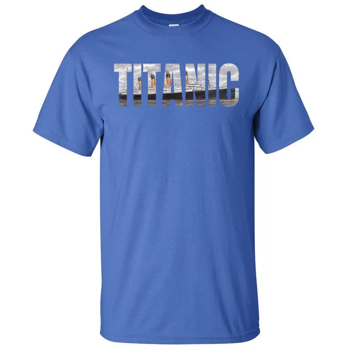 Titanic Sailing Ship 1912 Cruise Vintage Distressed Great Gift Tall T-Shirt