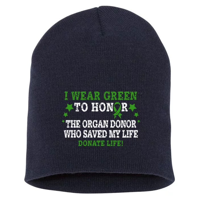 TRANSPLANT SURGERY SURVIVOR Short Acrylic Beanie