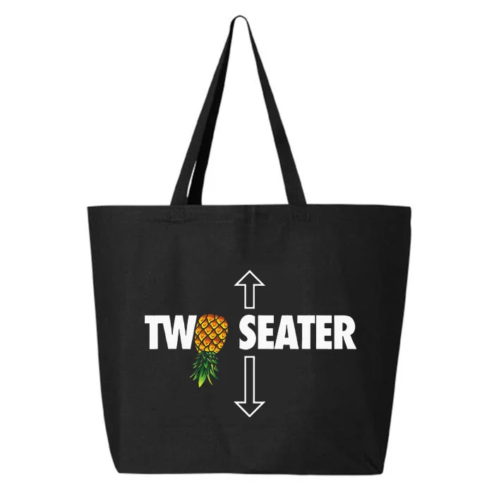 Two Seater Swinger Funny Upside Down Pineapple Swinger 25L Jumbo Tote