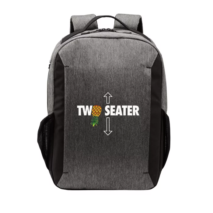 Two Seater Swinger Funny Upside Down Pineapple Swinger Vector Backpack